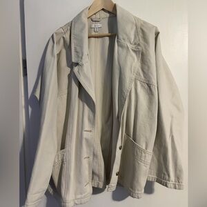 Topshop Cream Jean Jacket